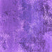 Square Machine Washable Oriental Purple Industrial Area Rugs, wshurb2804pur