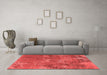 Industrial Red Washable Rugs