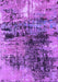 Machine Washable Oriental Purple Industrial Area Rugs, wshurb2805pur