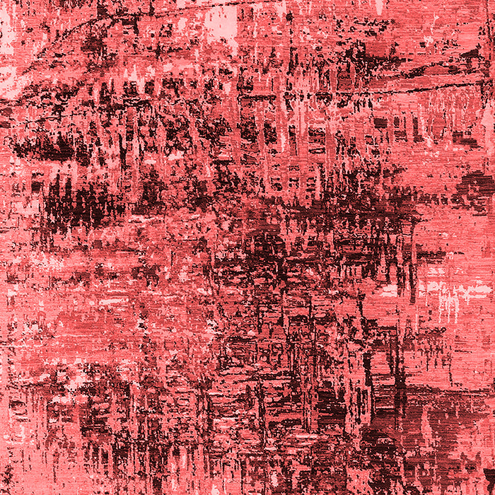 Machine Washable Oriental Red Industrial Rug, wshurb2805red