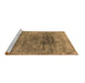 Sideview of Machine Washable Oriental Brown Industrial Rug, wshurb2806brn