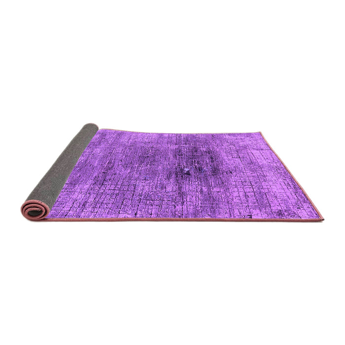 Sideview of Oriental Purple Industrial Rug, urb2806pur