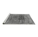 Sideview of Machine Washable Oriental Gray Industrial Rug, wshurb2806gry