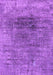 Machine Washable Oriental Purple Industrial Area Rugs, wshurb2806pur