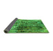 Sideview of Oriental Green Industrial Rug, urb2807grn