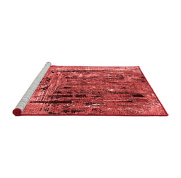 Industrial Red Washable Rugs