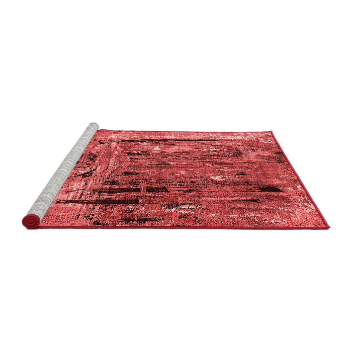 Industrial Red Washable Rugs