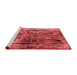 Industrial Red Washable Rugs