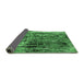 Sideview of Oriental Emerald Green Industrial Rug, urb2807emgrn