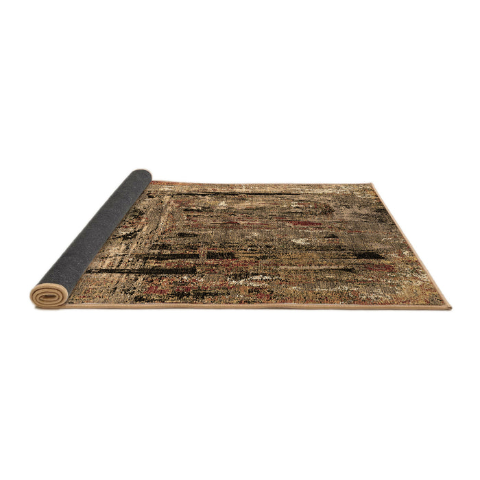 Sideview of Oriental Brown Industrial Rug, urb2807brn