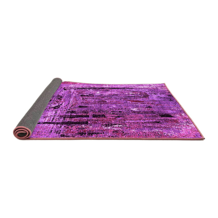 Sideview of Oriental Pink Industrial Rug, urb2807pnk