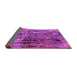 Sideview of Oriental Pink Industrial Rug, urb2807pnk