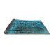 Sideview of Oriental Light Blue Industrial Rug, urb2807lblu