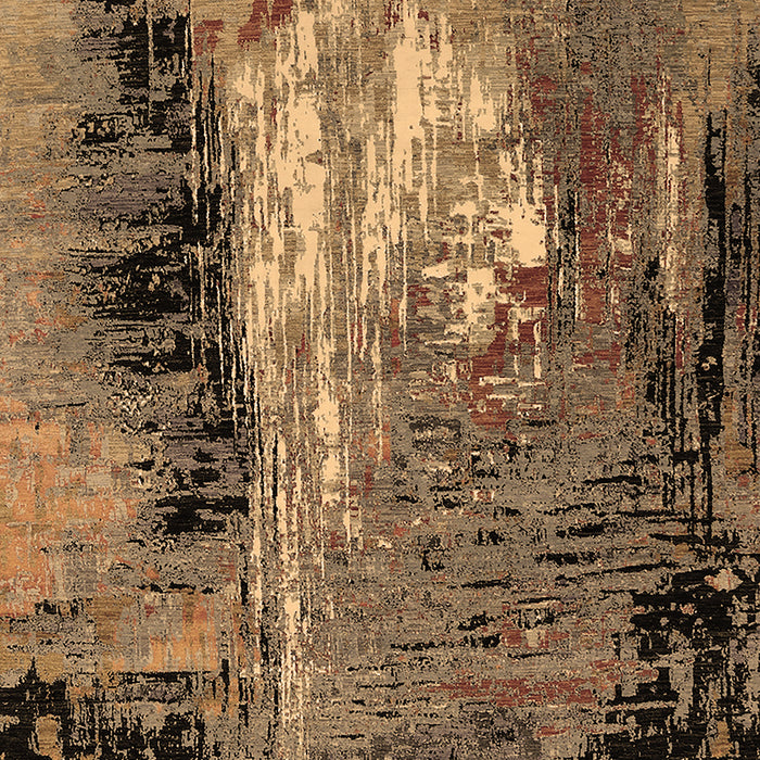 Oriental Brown Industrial Rug, urb2808brn