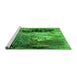 Sideview of Machine Washable Oriental Green Industrial Area Rugs, wshurb2808grn