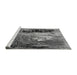 Sideview of Machine Washable Oriental Gray Industrial Rug, wshurb2808gry