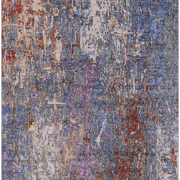 Mid-Century Modern Purple Oriental Rug, urb2809