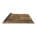 Sideview of Oriental Brown Industrial Rug, urb2809brn