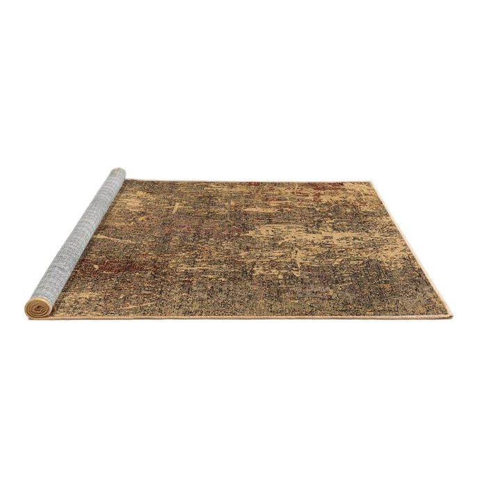 Sideview of Machine Washable Oriental Brown Industrial Rug, wshurb2809brn