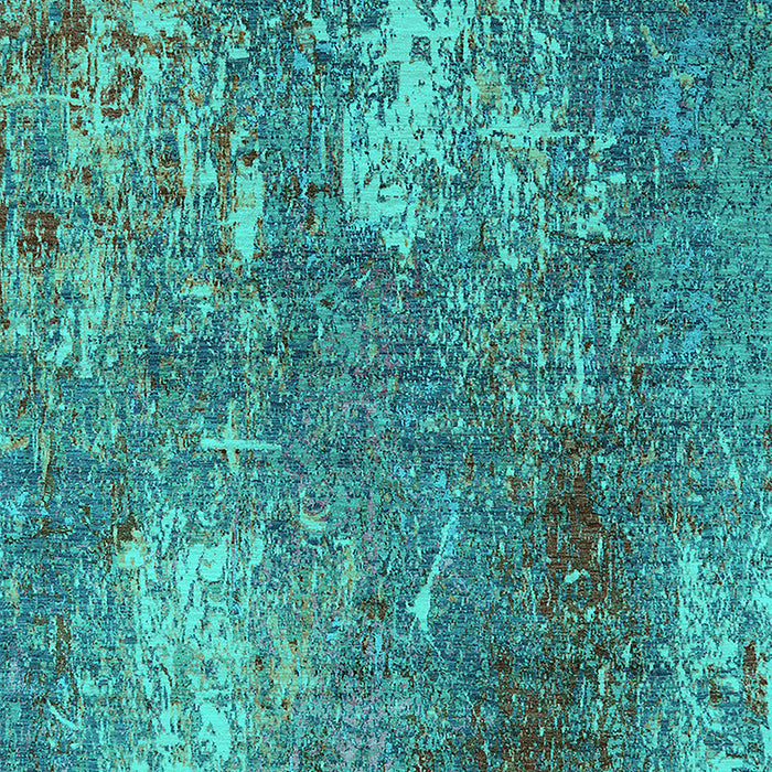 Oriental Turquoise Industrial Rug, urb2809turq