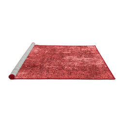 Industrial Red Washable Rugs