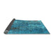 Sideview of Oriental Light Blue Industrial Rug, urb2809lblu