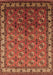 Machine Washable Oriental Brown Industrial Rug, wshurb2810brn