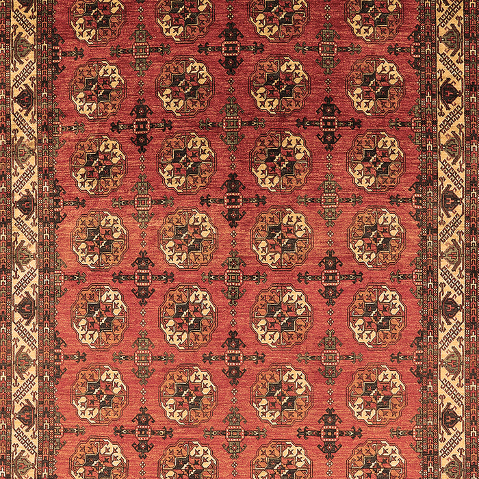 Machine Washable Oriental Brown Industrial Rug, wshurb2810brn
