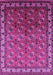 Machine Washable Oriental Purple Industrial Area Rugs, wshurb2810pur