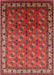 Mid-Century Modern Red Oriental Rug, urb2810