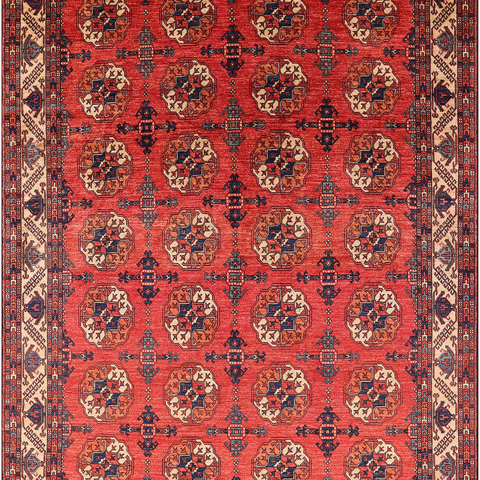 Mid-Century Modern Red Oriental Rug, urb2810