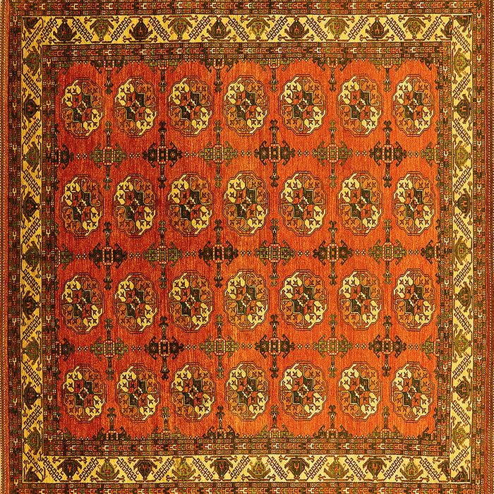 Square Oriental Yellow Industrial Rug, urb2810yw