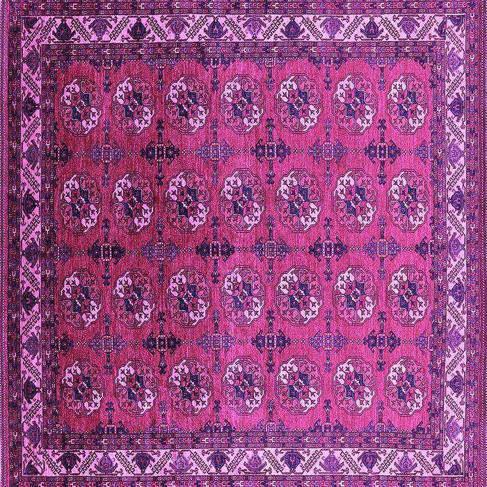 Square Machine Washable Oriental Purple Industrial Area Rugs, wshurb2810pur