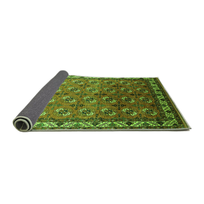 Sideview of Oriental Green Industrial Rug, urb2810grn