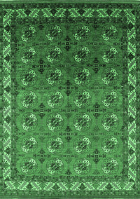 Oriental Emerald Green Industrial Rug, urb2810emgrn