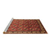 Sideview of Machine Washable Oriental Brown Industrial Rug, wshurb2810brn