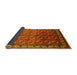 Sideview of Oriental Yellow Industrial Rug, urb2810yw