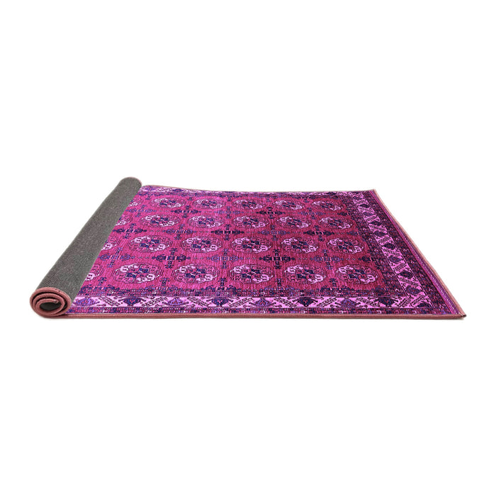 Sideview of Oriental Purple Industrial Rug, urb2810pur