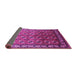 Sideview of Oriental Purple Industrial Rug, urb2810pur