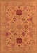 Machine Washable Oriental Orange Industrial Area Rugs, wshurb2811org