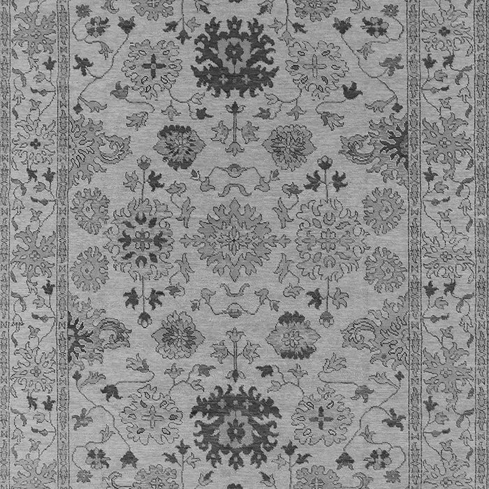 Machine Washable Oriental Gray Industrial Rug, wshurb2811gry