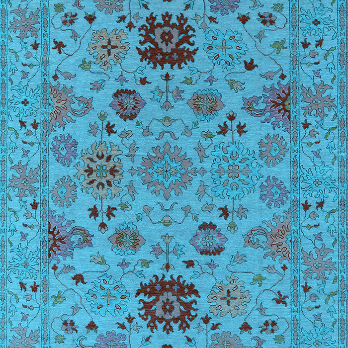 Oriental Light Blue Industrial Rug, urb2811lblu