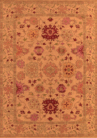 Oriental Orange Industrial Rug, urb2811org