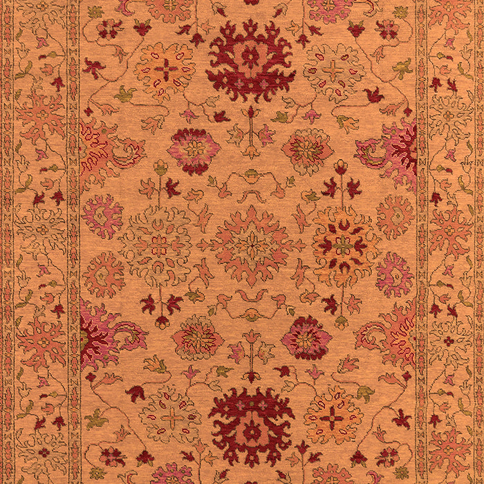 Oriental Orange Industrial Rug, urb2811org
