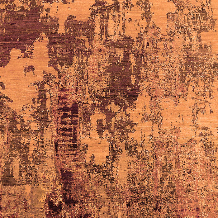Machine Washable Oriental Orange Industrial Area Rugs, wshurb2812org