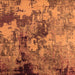 Square Machine Washable Oriental Orange Industrial Area Rugs, wshurb2812org