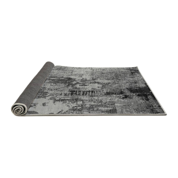 Sideview of Oriental Gray Industrial Rug, urb2812gry