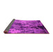 Sideview of Oriental Pink Industrial Rug, urb2812pnk