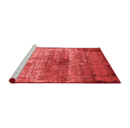 Industrial Red Washable Rugs