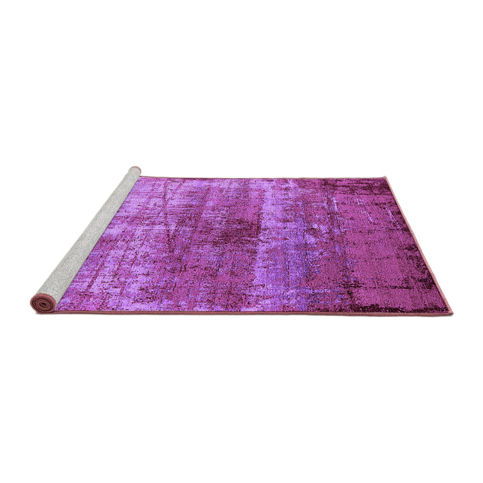 Sideview of Machine Washable Oriental Purple Industrial Area Rugs, wshurb2813pur